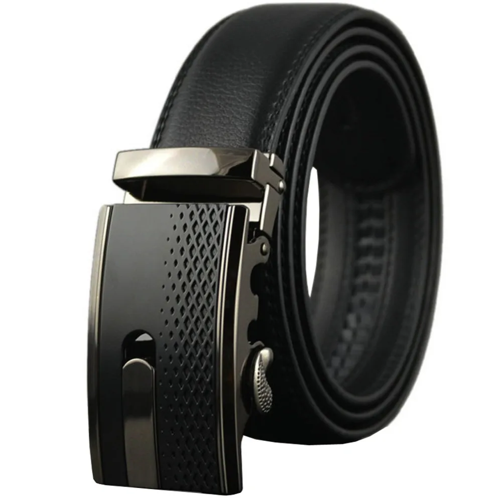 Men's Genuine Leather Belts with Automatic Buckle Fashion Designer h
