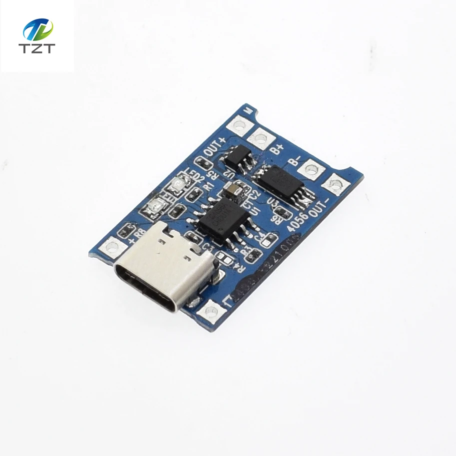 

New 1Pcs/lot 5V 1A type-c USB 18650 Lithium Battery Charging Board Charger Module+Protection Dual Functions
