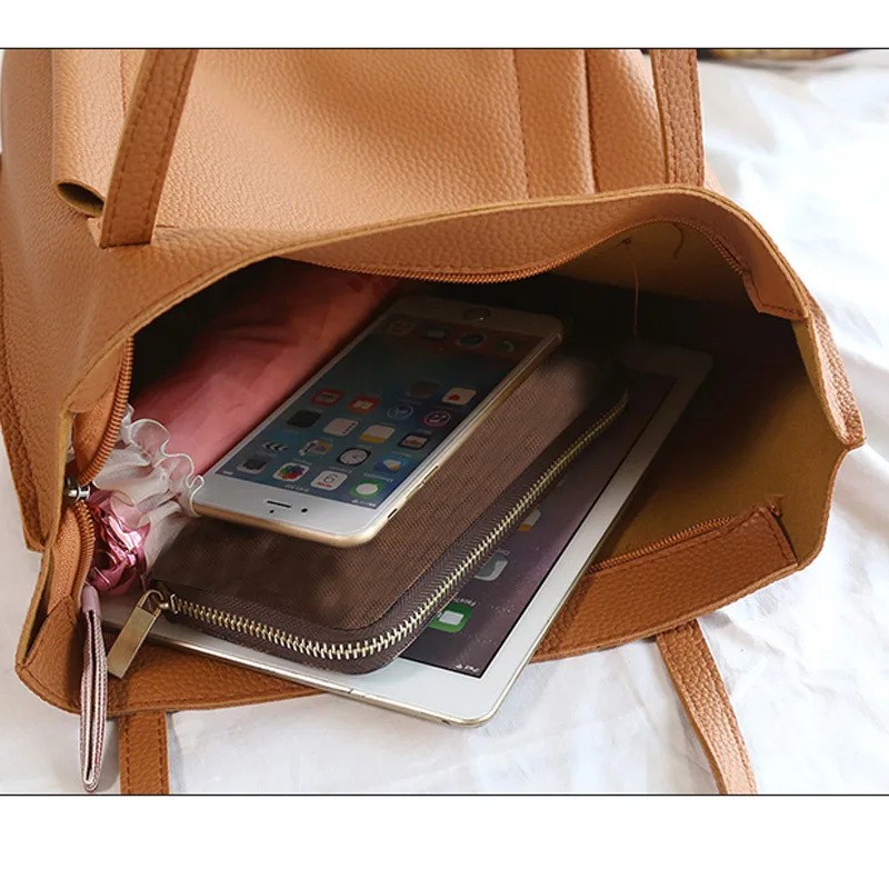 4 قطعة مجموعة النساء الكتف Crossbody حقيبة يد محفظة بو الجلود الأزياء للسفر أفضل بيع-WT 4 قطعة مجموعة النساء الكتف Crossbody حقيبة يد محفظة بو الجلود الأزياء للسفر أفضل بيع-WT