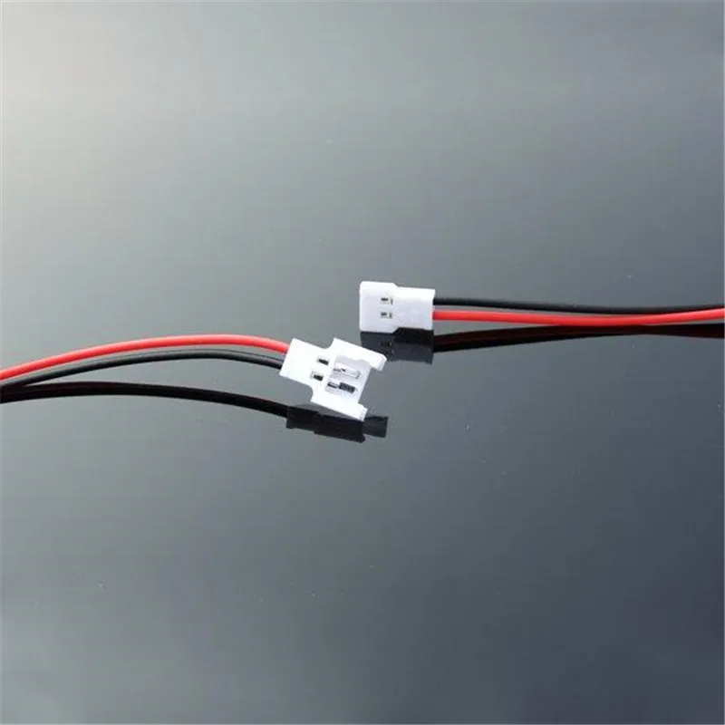 

DIY 1.25mm 2-Pin Micro Male Female Connector Plug Cable For RC LIPO Battery FPV Drone Quadcopter