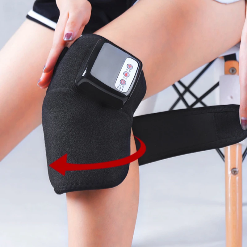 Электрический нагревательный коленный сустав физиотерапия массаж Артрит Боль терапия устройство электрический коленный Магнитный Вибрационный Тепловой Массажер