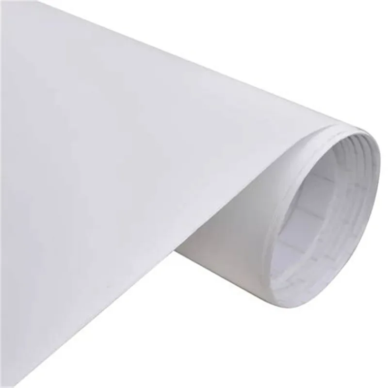 

150x30cm DIY Universal Ceramic White Matte Satin Self Adhesive Car Vinyl Wrap Film Sticker DIY Sign Sticky Car Styling Exterior