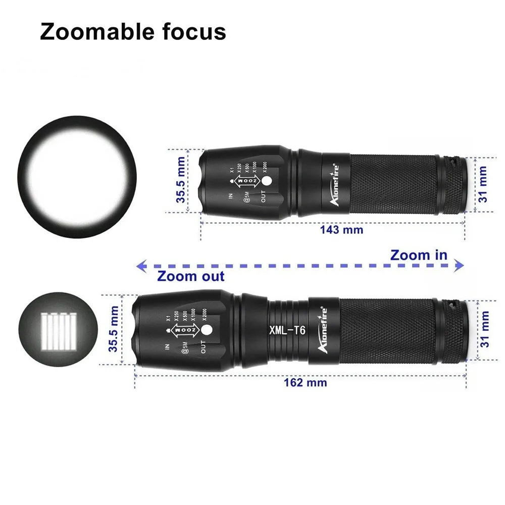 X800 flashlight