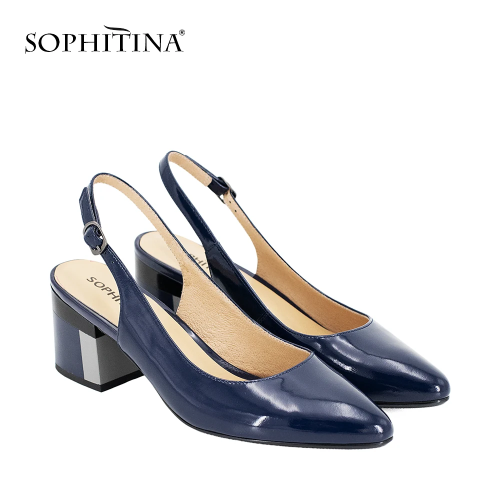 SOPHITINA/Хит 2019г. Обувь из качественной лакированной кожи Элегантные вечерние