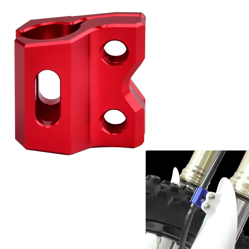 Motorcycle Front Brake Hose Line Clamps Mounting Bolts Kit For Honda CR125 250R CRF250R CRF250X CRF450RX CRF450X CRF250L CRF250M