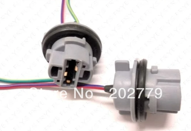 

longyue 2pcs 7440 Bulb Socket Brake Turn Signal Light Harness Wire LED Pig Tail Plug 992 T20 10cm wire