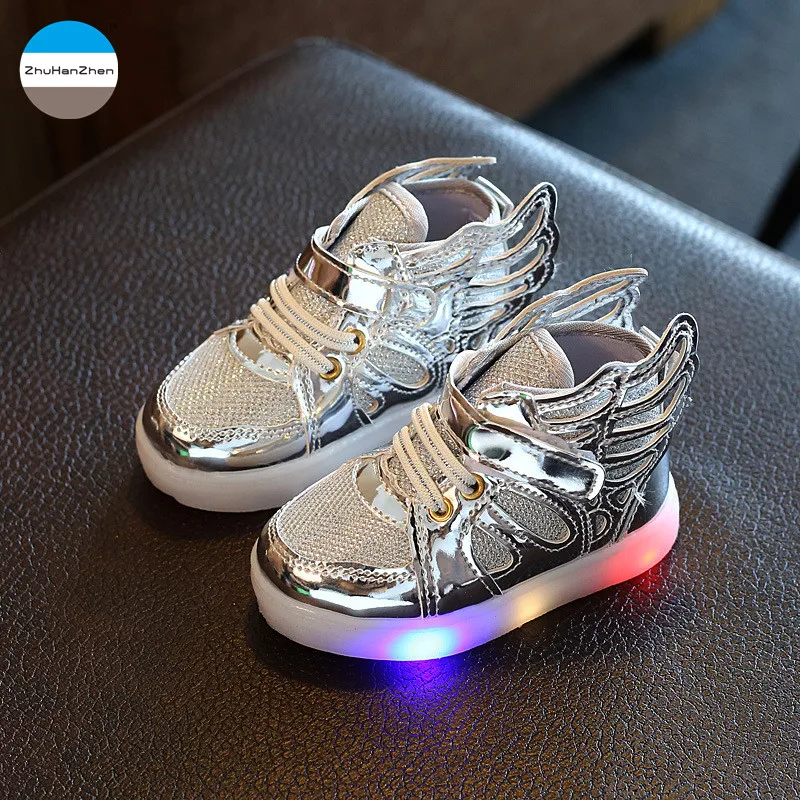 От 1 до 5 лет, светящиеся Детские кроссовки, короткие ботинки для маленьких мальчиков и девочек, светодиодный светильник, повседневная обувь, Высококачественная модная обувь