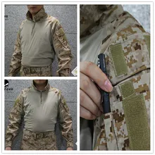 Emerson тактическая G3 боевая рубашка Emerson BDU Военная армейская aorsoft wargame рубашка AOR1 EM8575