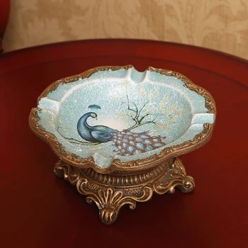 

European Home Furnishing decorative ashtray American personality retro large living room table decoration gift ashtray