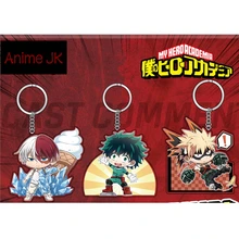 Аниме JK мой герой мидория изуку Todoroki Shoto Bakugo костюм кацуки для косплея мультфильм акриловый брелок игрушка брелок кольцо для ключей