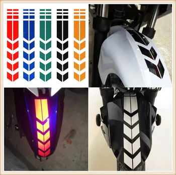 

Motorcycle Sticker Wheel Fender Warning Arrow Decals for YAMAHA SUPERTENERE XT1200ZE FJ-09 MT-09 TRACER MT-10 FJ1200A