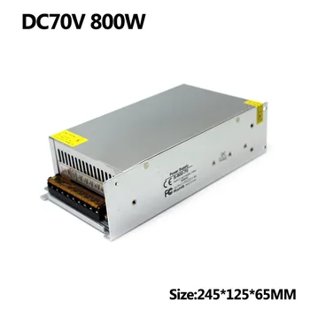 

Single Output DC70V 800W Adjustable Switching power supply Transformer 220V AC to DC SMPS for Industry Mechanical Equipment