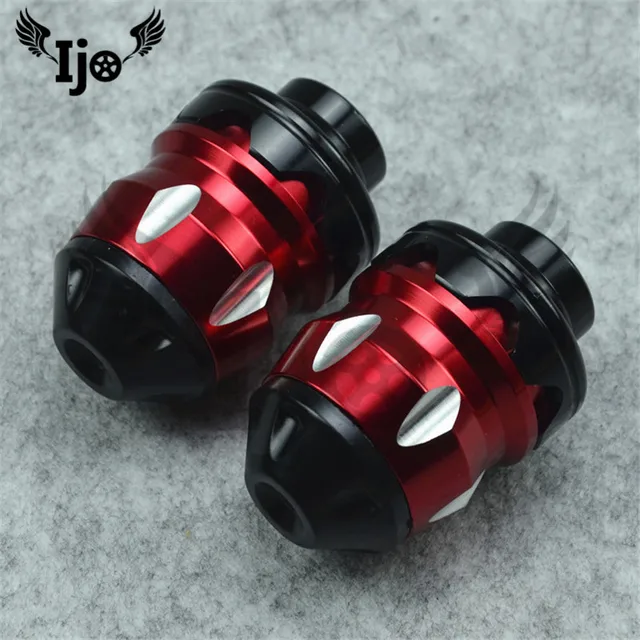 colorful scooter parts dirt pit bike accessories motocross wheel anticaida motorbike Crash Pad motorcycle frame sliders moto 3 red