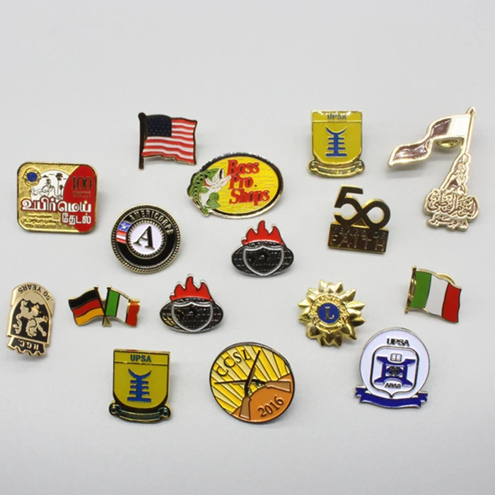 Zinc Alloy Enamel Lapel Pin Custom Metal Pin Badge Women Lapel Pin Brooch Jewelry Clothing Bag