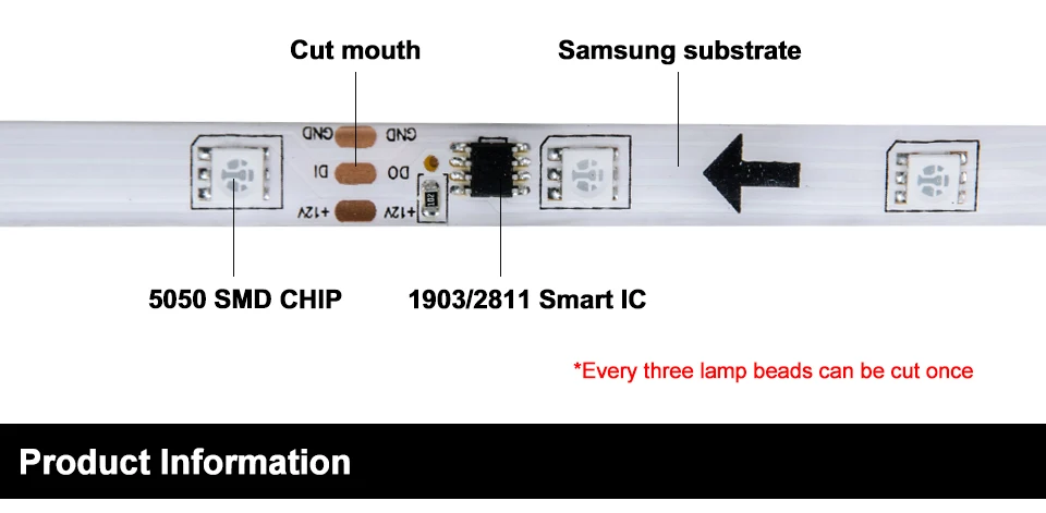 5050 RGB LED 2811 1903 (2)