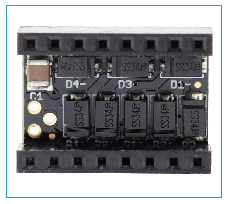 3d принтер Ультра тихий протектор шаговый двигатель драйвер Материнские платы аксессуары штекер-тип бесшумный шаговый для TMC2130 V1.1/TMC2208
