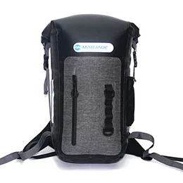 Waterproof bag PVC full airtight Watertight backpack Swimming Kayaking Sport Bags Outdoor River trekking bucket sack Dry bag - Цвет: Черный цвет