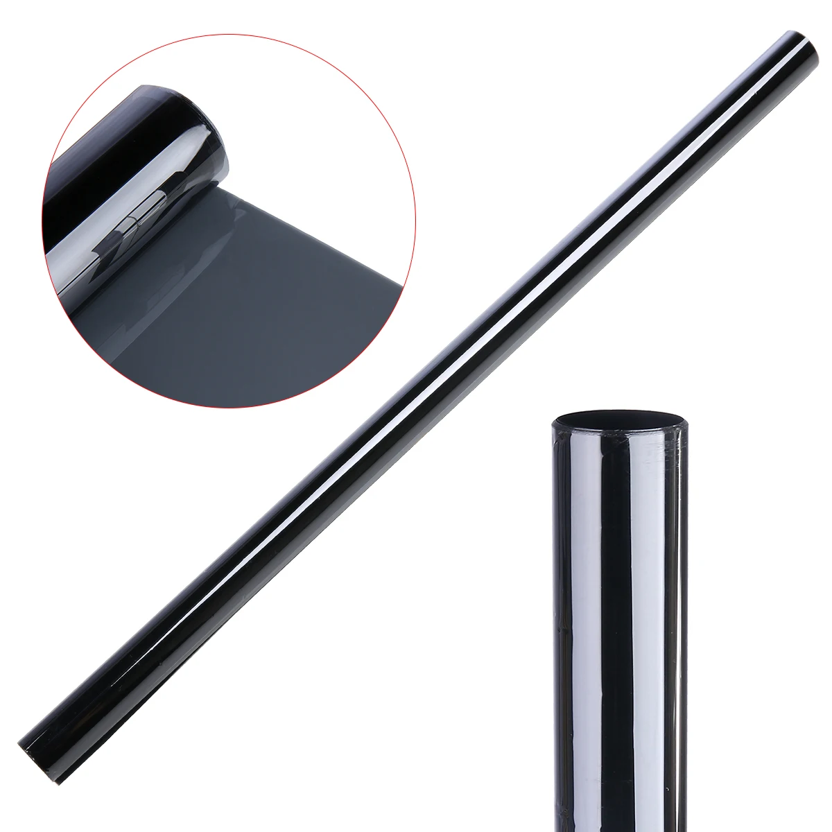 1pc 50x100CM VLT 35% Black Glass Window Tint Shade Film Roll Auto Car House Bedroom Warehouse Bathroom