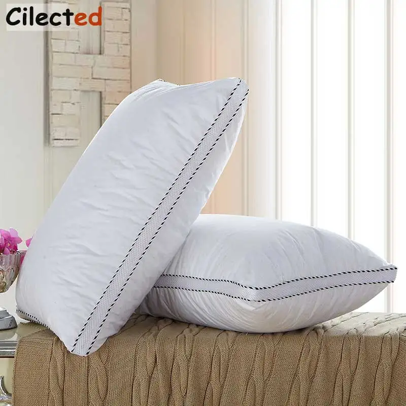 Cilected Cotton Washable Sleeping Pillows For Bedroom Hypoallergenic