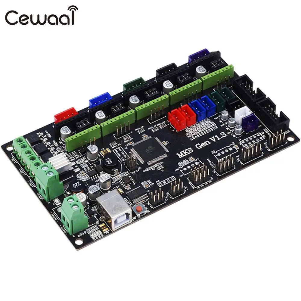 

Motherboard MKS GEN V1.3 Ramps1.4 MKS GEN V1.4 3D Printing Drive Exquisite Control Durable Mega2560