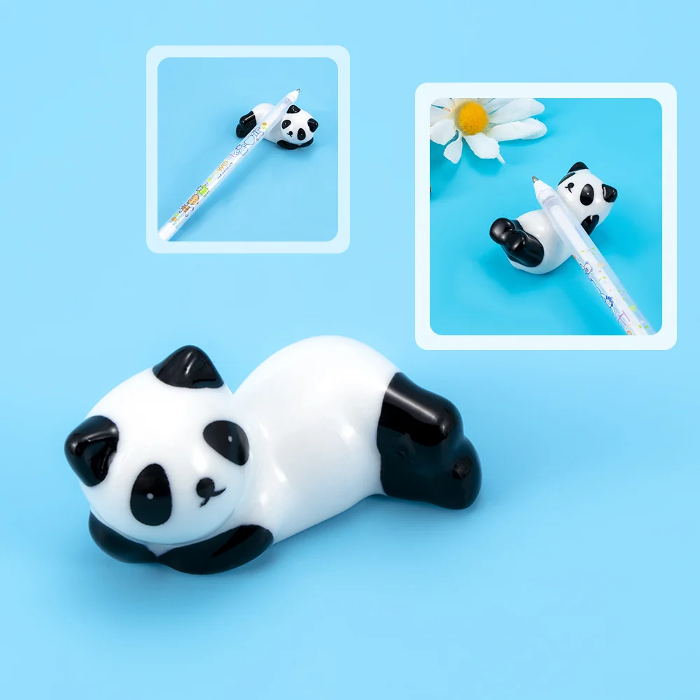 1PC Cute Ceramic Panda Chopstick Stand Rest Rack Spoon Fork Traditional