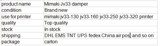 mimaki jv33 damper