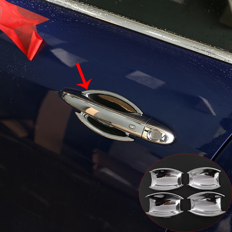 For Maserati Levante 2016 Car-Styling ABS Exterior ABS Polish Door Bowl Cover Trim Bright Color Auto Parts 4Pcs/set For Maserati Levante 2016 Car-Styling ABS Exterior ABS Polish Door Bowl Cover Trim Bright Color Auto Parts 4Pcs/set