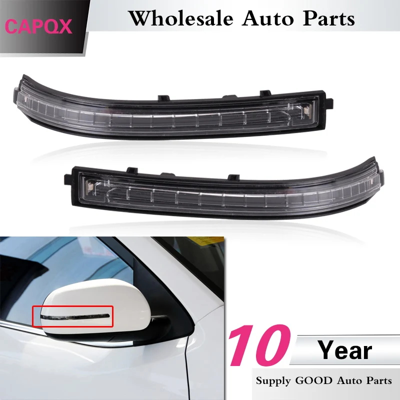 thumbnail image 2 of LED Mirror Turn Signal Light For Kia Sportage 2011-2016 - Side Mirror Indicator Housing Cover (Pair) 2 of 14