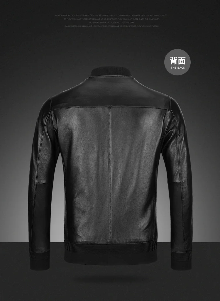 genuine leather coats & jackets with hood Free shipping,mens classic baseball leather Jacket,quality genuine sheepskin coat.thin soft black men jackets.fashion sales men's genuine leather trench coats