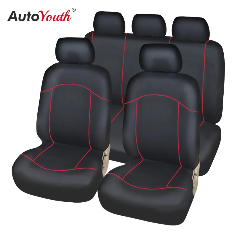 

Autoyouth Smooth Perfect Symmetrical Line Seat Protector Car seat cover Universal Full Set Summer Seat Covers Fit Most Cars