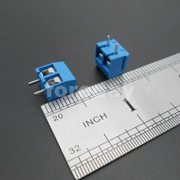 

1000PCS KF301-2P Pitch 5.0mm MG301 Straight Pin PCB 2 Pins Screw Terminal Block Splicable Splice Connector 300V10A * FD138X1000