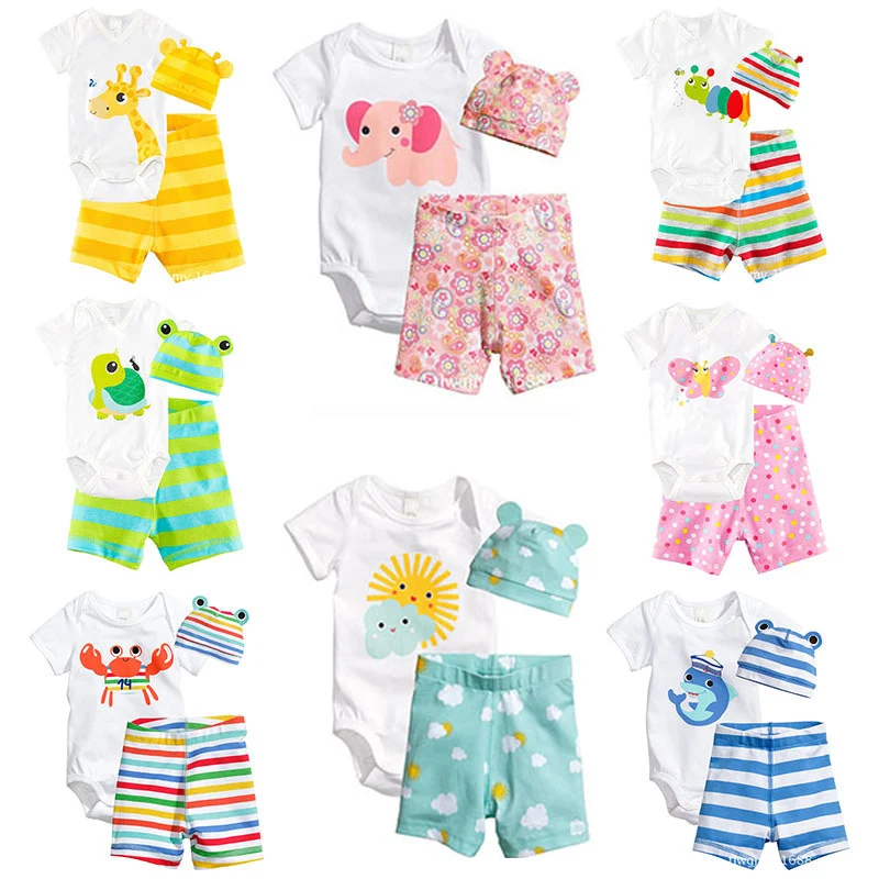 

Baby Rompers Summer Baby Girl Clothing Set Cotton Short Sleeve Baby Boy Clothes Newborn Baby Rompers Roupas Bebe Kid Jumpsuit