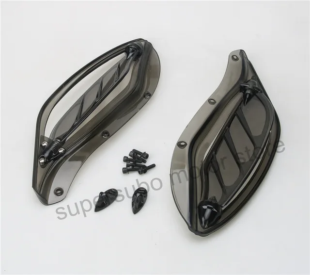 Motorcycle Side wings Windshield Air Deflectors For Harley Street Glide Touring FLHR FLHT 2006