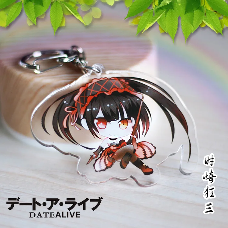 Аниме Yatogami Tohka акриловый брелок с подвеской для косплея окружающие брелки