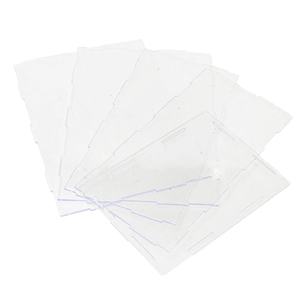 1 Clear Acrylic Display Box Dustproof Case for Kids Model Doll Toys Display Cube 20x10x10cm