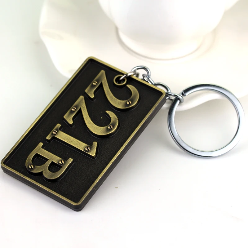 MQCHUN брелок с надписью Sherlock Холмс 221B брелоки для автомобиля подарка Chaveiro