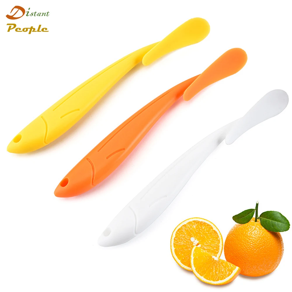 

1pc Creative Kitchen Cutter Citrus Orange Fruit Peeling Tools Long Section heller Paring Slicer Opener Lemon Fruit Orange tool