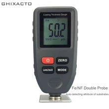 GHIXACTO Portable Digital Paint Coating Thickness Gauge 1 micron/0-1300 Car Paint Film Thickness Tester Meter Measuring FE/NFE цена GHIXACTO Portable Digital Paint Coating Thickness Gauge 1 micron/0-1300 Car Paint Film Thickness Tester Meter Measuring FE/NFE цены онлайн