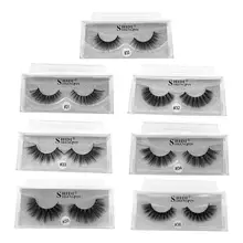 False Eyelashes 3D Mink Lashes Luxury Hand Made Mink Eyelashes Medium Volume Cruelty Free Mink False Eyelashes Upper Lashes