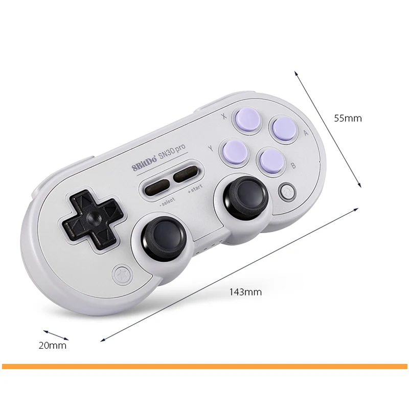 8bitdo SN30 Pro/SN30 Беспроводной игровой bluetooth-контроллер Радуга Цвет Поддержка nintendo переключатель Android MacOS геймпад