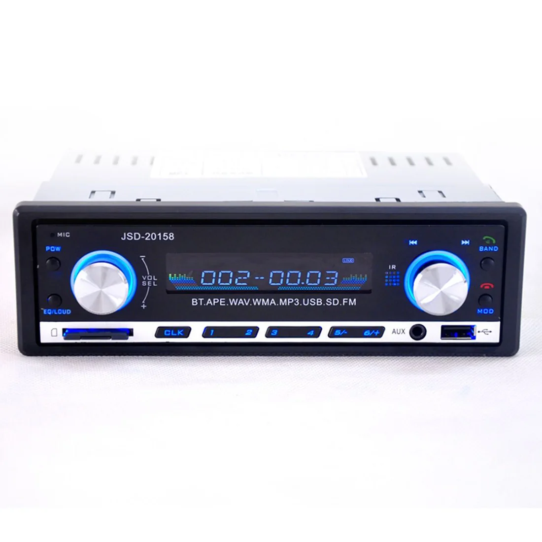 JSD автомобильное радио Bluetooth стерео In-dash головное устройство плеер MP3/SD/USB/AUX-IN/FM/iPhone