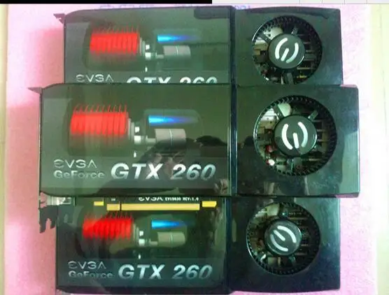 90% for new game graphics card for EVGA GTX260 DDR3 896bit 896MB Used original video card free shipping