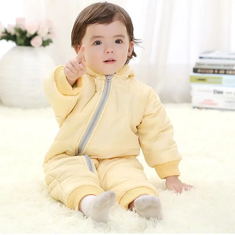 Baby Rompers Winter Boy Girl Windproof and Windproof Coveralls Newborn