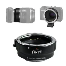 JINTU Металлический Авто адаптер для объектива Foucs EF-EOS M Крепление переходное кольцо для объектива Canon EF EF-S для беззеркальной камеры EOS M с креплением для штатива
