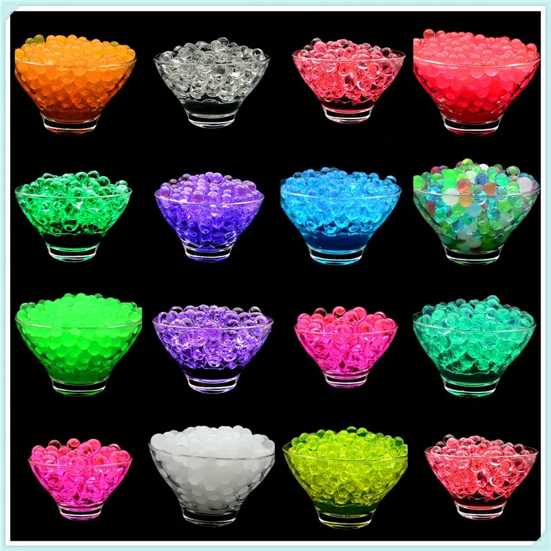 

10g Pack Water Aqua Crystal Soil Bio Gel Ball Beads Wedding Vase Centrepiece ML JS-11