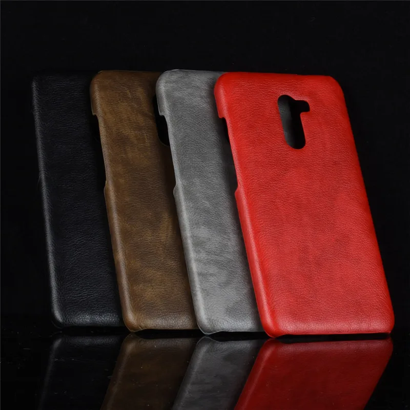 Xiaomi Pocophone F1 чехол Poco Чехол Жесткий ПК кожаный для телефона глобальная версия 6 18 |