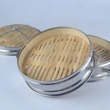 Китайская кухонная посуда из бамбука, клетка из нержавеющей стали, маленькая Паровая булочка Shaxian графство закуски, пароварка и крышка 14,5-30 см
