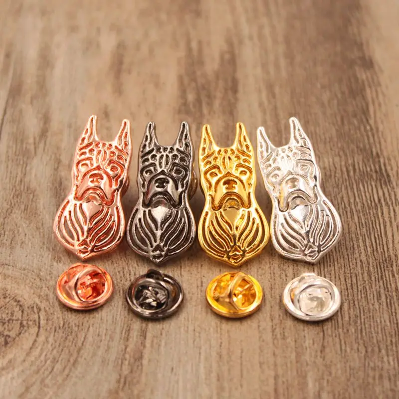 Mdogm 2019 Boxer Dog Animal Brooches And Pins Wholesale Suit Cute Metal Funny Small Father Collar Badges Gift For Male Men B080 | Украшения