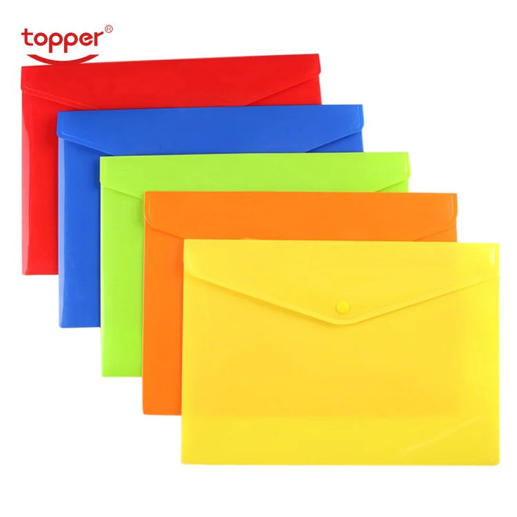 

1pcs/Opp Opaque Plastic A4 FoldersTransparent File Bag Document Hold Bags Folders Filing Paper Storage Office School Supplies