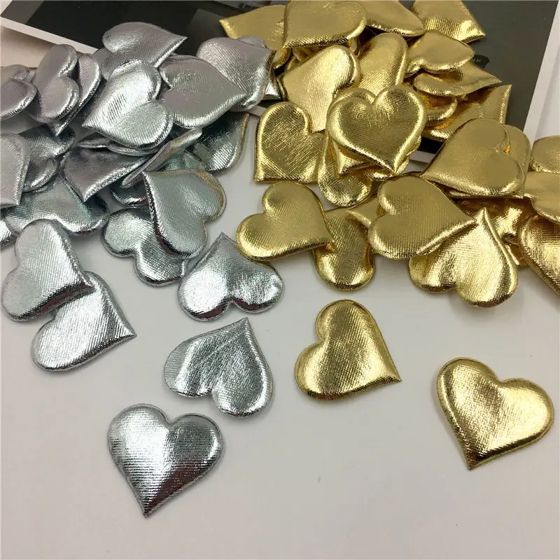 

100Pcs 3.5cm Bronzing Sponge Heart Shaped Confetti Throwing Petals Christmas Wedding Marriage Party Decoration Home Decor 62471